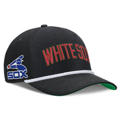 Chicago White Sox Nike Cooperstown Collection Rise Adjustable Hat - Black Hats