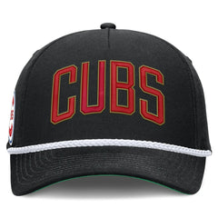 Chicago Cubs Nike Cooperstown Collection Rise Adjustable Hat - Black Hats
