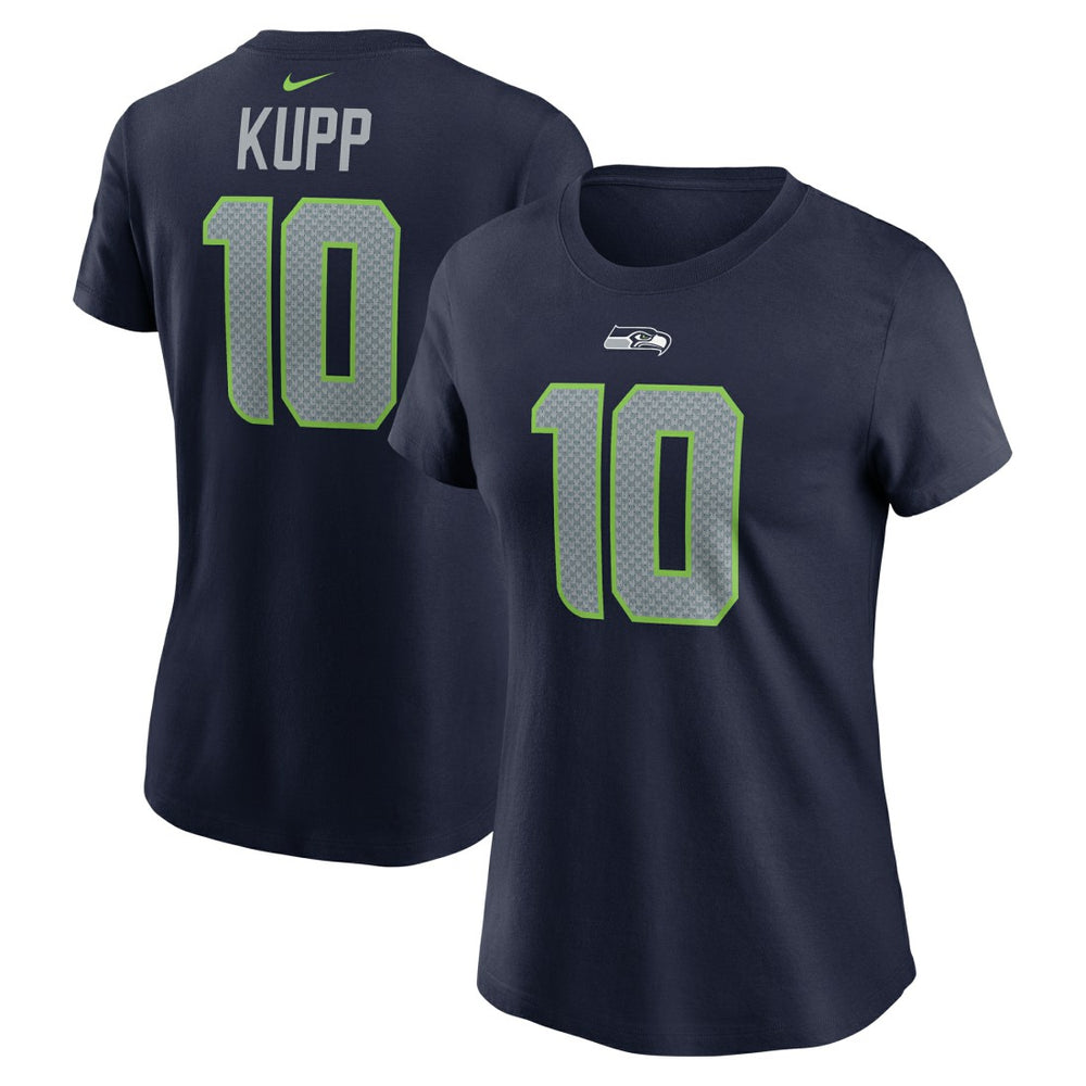 Cooper Kupp Seattle Seahawks Women's Player Name & Number T-Shirt College Navy
