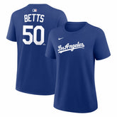 Mookie Betts Los Angeles Dodgers Nike Women's Alternate Name & Number T-Shirt - Royal T-shirts