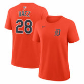 Javier Báez Detroit Tigers Nike Women's Name & Number T-Shirt - Orange T-shirts
