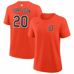 Spencer Torkelson Detroit Tigers Nike Women's Name & Number T-Shirt - Orange T-shirts