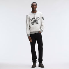 Las Vegas Raiders IconicFleece Pocket Sweatshirt Heather Gray