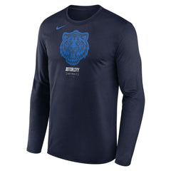 Detroit Tigers Nike City Connect Legend Dri-FIT Long Sleeve T-Shirt - Navy T-shirts