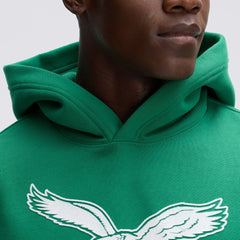 Philadelphia Eagles IconicFleece Flocked Hoodie Kelly Green
