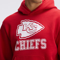 Kansas City Chiefs IconicFleece Flocked Hoodie Red