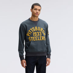 Pittsburgh Steelers IconicFleece Pocket Sweatshirt Charcoal