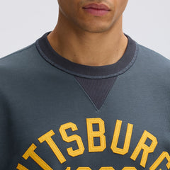 Pittsburgh Steelers IconicFleece Pocket Sweatshirt Charcoal