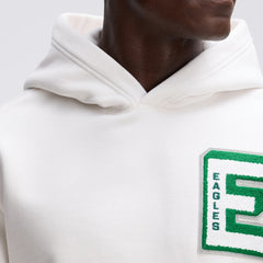 Philadelphia Eagles IconicFleece Letterman Hoodie Oatmeal