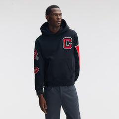 Kansas City Chiefs IconicFleece Letterman Hoodie Black