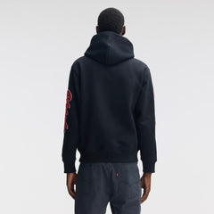 Kansas City Chiefs IconicFleece Letterman Hoodie Black