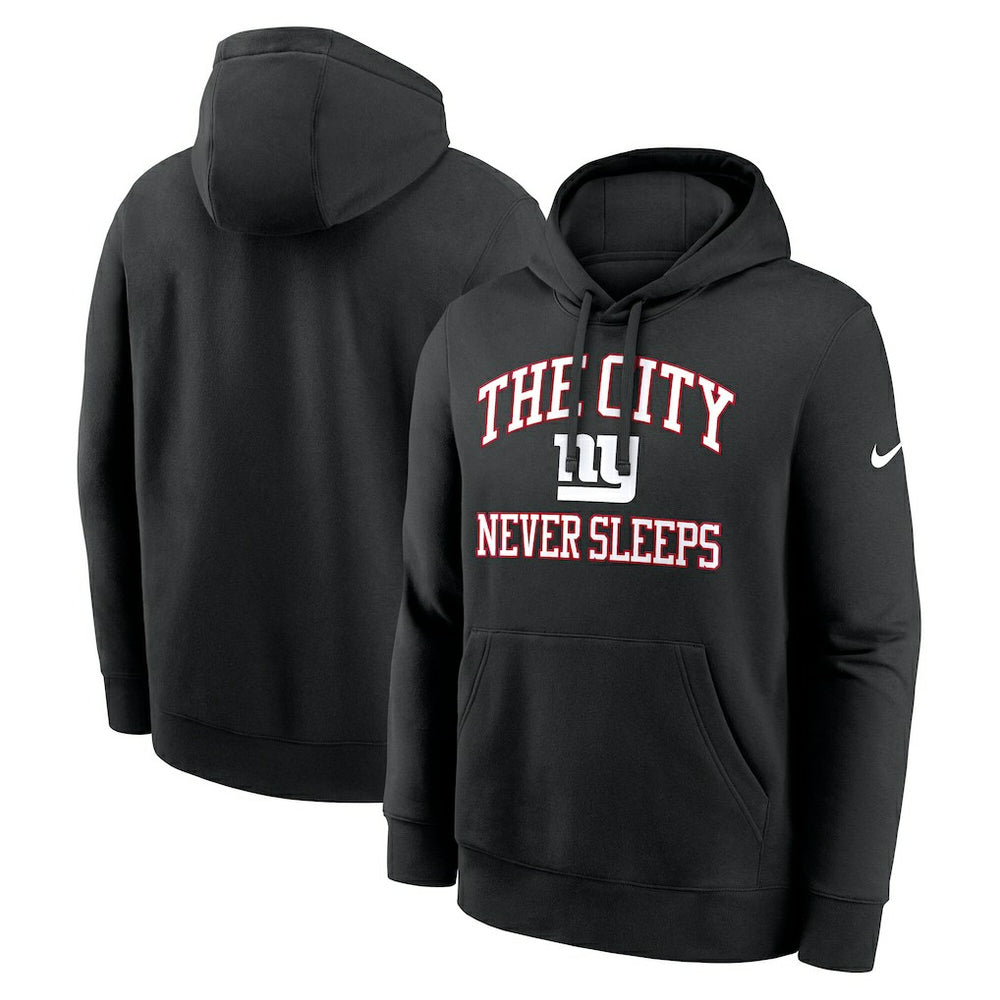 New York Giants The City Never Sleeps Club Fleece Hoodie Black
