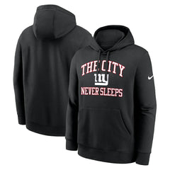 New York Giants The City Never Sleeps Club Fleece Hoodie Black