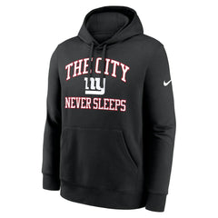 New York Giants The City Never Sleeps Club Fleece Hoodie Black