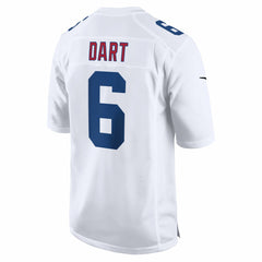 NFL Jaxson Dart New York Giants Fashion Game Jersey - Tundra White