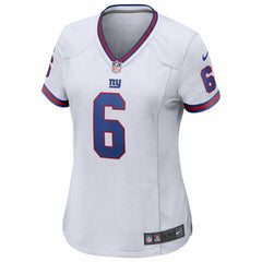 NFL Jaxson Dart New York Giants Women's Alternate Vintage White Game Jersey - White