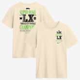 Seattle Seahawks Super Bowl LX Champions Long Ball T-Shirt Natural