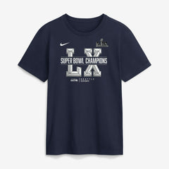 Seattle Seahawks Super Bowl LX Champions Sacrifice T-Shirt College Navy