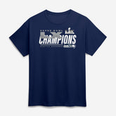 Seattle Seahawks Super Bowl LX Champions Iconic Victory T-Shirt College Navy