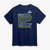 Seattle Seahawks Super Bowl LX Champions Hometown On Top T-Shirt College Navy