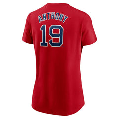 Roman Anthony Boston Red Sox Nike Women's Cooperstown Collection Fuse Name & Number T-Shirt - Red T-shirts