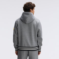 Minnesota Vikings IconicFleece Tipped Hoodie Athletic Heather Gray