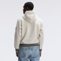 Las Vegas Raiders IconicFleece Tipped Hoodie Oatmeal