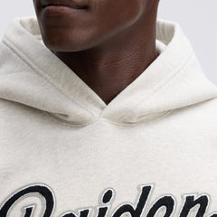 Las Vegas Raiders IconicFleece Tipped Hoodie Oatmeal