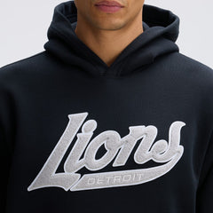 Detroit Lions IconicFleece Tipped Hoodie Black