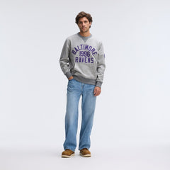 Baltimore Ravens IconicFleece Pocket Sweatshirt Heather Gray