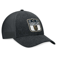 NHL Vegas Golden Knights Fanatics 2023 Stanley Cup Champions Locker Room Adjustable Hat - Charcoal