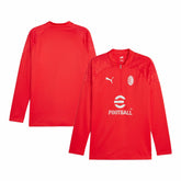 AC Milan 2023/24 Quarter-Zip Training Top Red