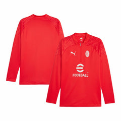 AC Milan 2023/24 Quarter-Zip Training Top Red