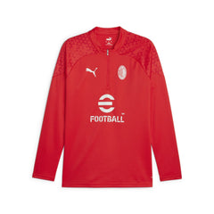 AC Milan 2023/24 Quarter-Zip Training Top Red