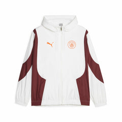 Manchester City 2023/24 Pre-Match Anthem Full-Zip Hoodie Jacket White