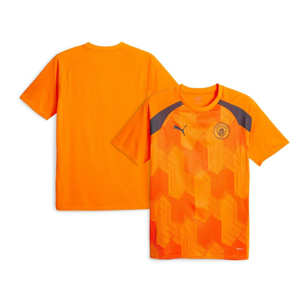 Manchester City 2023/24 Pre-Match Jersey Orange