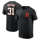 Riley Greene Detroit Tigers Nike Fuse Name & Number T-Shirt - Black T-shirts