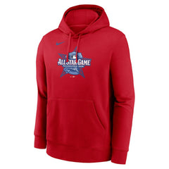 Nike 2026 MLB All-Star Game Logo Club Pullover Hoodie - Red Hoodies