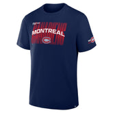 NHL Montreal Canadiens Fanatics Team Vision Legacy T-Shirt - Navy
