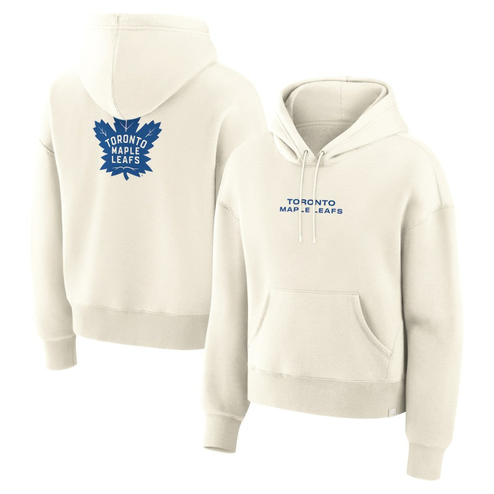 NHL Toronto Maple Leafs Fanatics Women's Neutral Zone Legacy Hoodie - Cream
