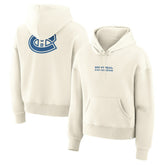 NHL Montreal Canadiens Fanatics Women's Neutral Zone Legacy Hoodie - Cream