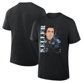 NHL Clayton Keller Utah Mammoth Fanatics Caricature Player T-Shirt - Black