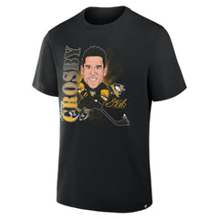 NHL Sidney Crosby Pittsburgh Penguins Fanatics Caricature Player T-Shirt - Black