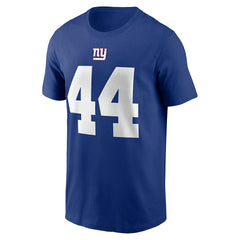 Cam Skattebo New York Giants Name & Number T-Shirt Royal