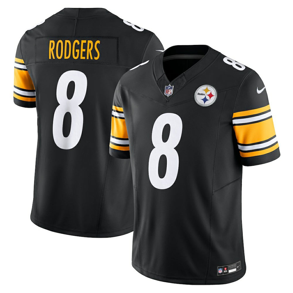 NFL Aaron Rodgers Pittsburgh Steelers Team Vapor F.U.S.E. Limited Jersey - Black