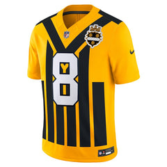 NFL Aaron Rodgers Pittsburgh Steelers Alternate Vapor F.U.S.E. Limited Jersey - Gold