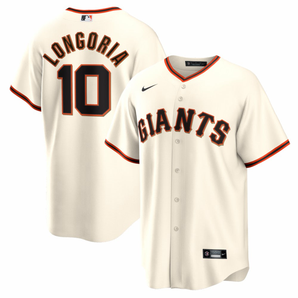 MLB Evan Longoria San Francisco Giants Nike Home Retired Player Replica Jersey - Cream