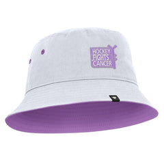 NHL New York Rangers Fanatics Hockey Fights Cancer Bucket Hat - White