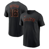 Rafael Devers San Francisco Giants Nike Home Name & Number T-Shirt - Black T-shirts