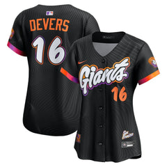 MLB Rafael Devers San Francisco Giants Nike Women's 2025 City Connect Limited Player Jersey - Black